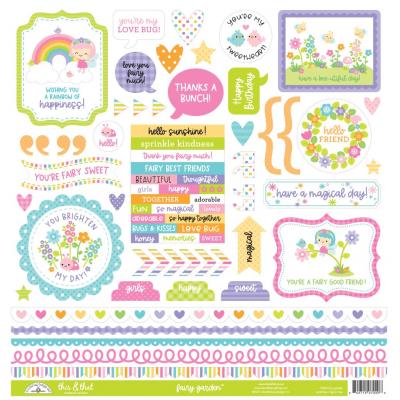 Doodlebug Fairy Garden Sticker - This &That